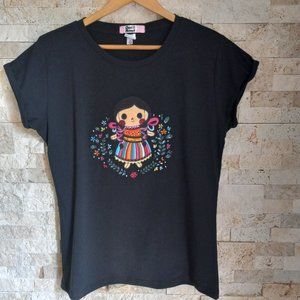 Mexican Doll T Shirt Short Sleeve